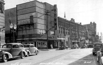 Vogue Theatre - Old Postcard Photo (newer photo)